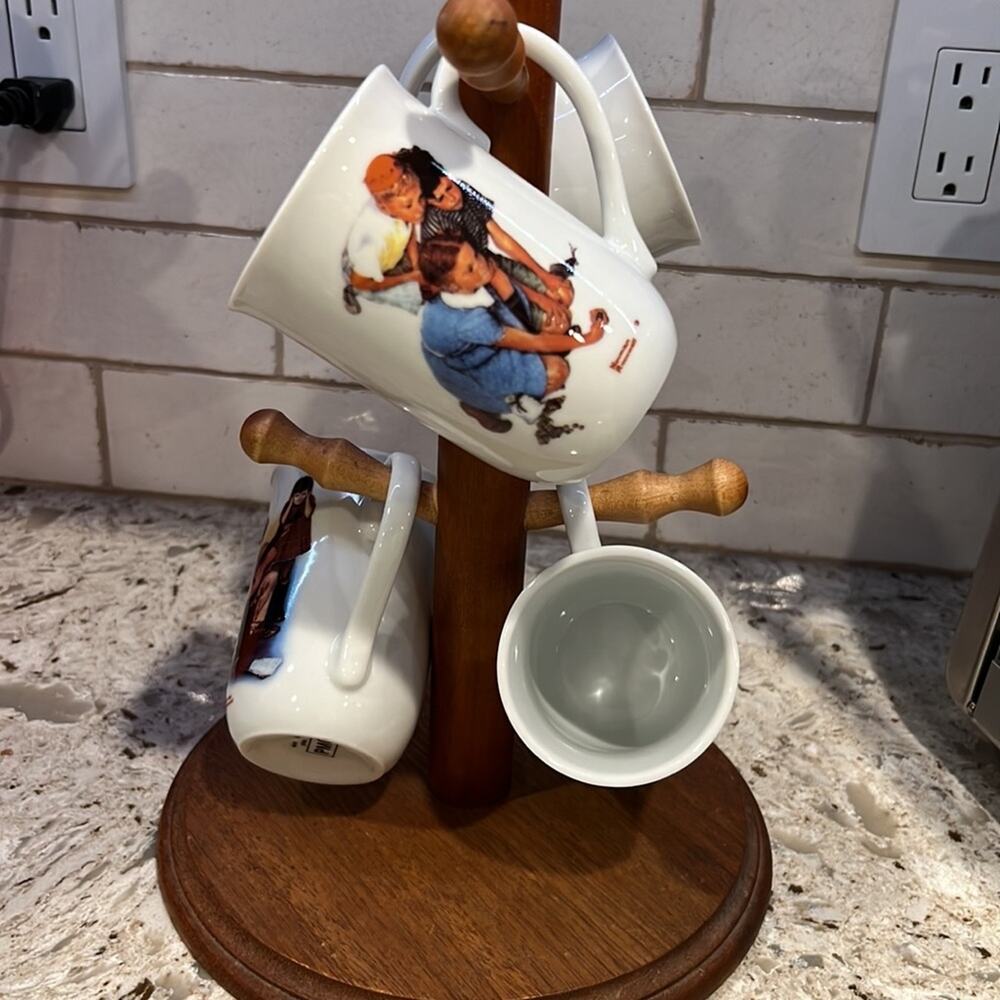 PMC Norman Rockwell Mug Set